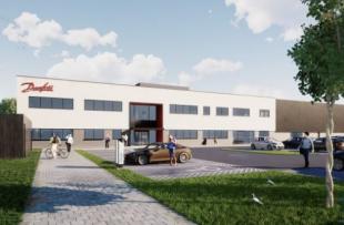 Artist's impression of the innovative new Danfoss centre in Shawfair